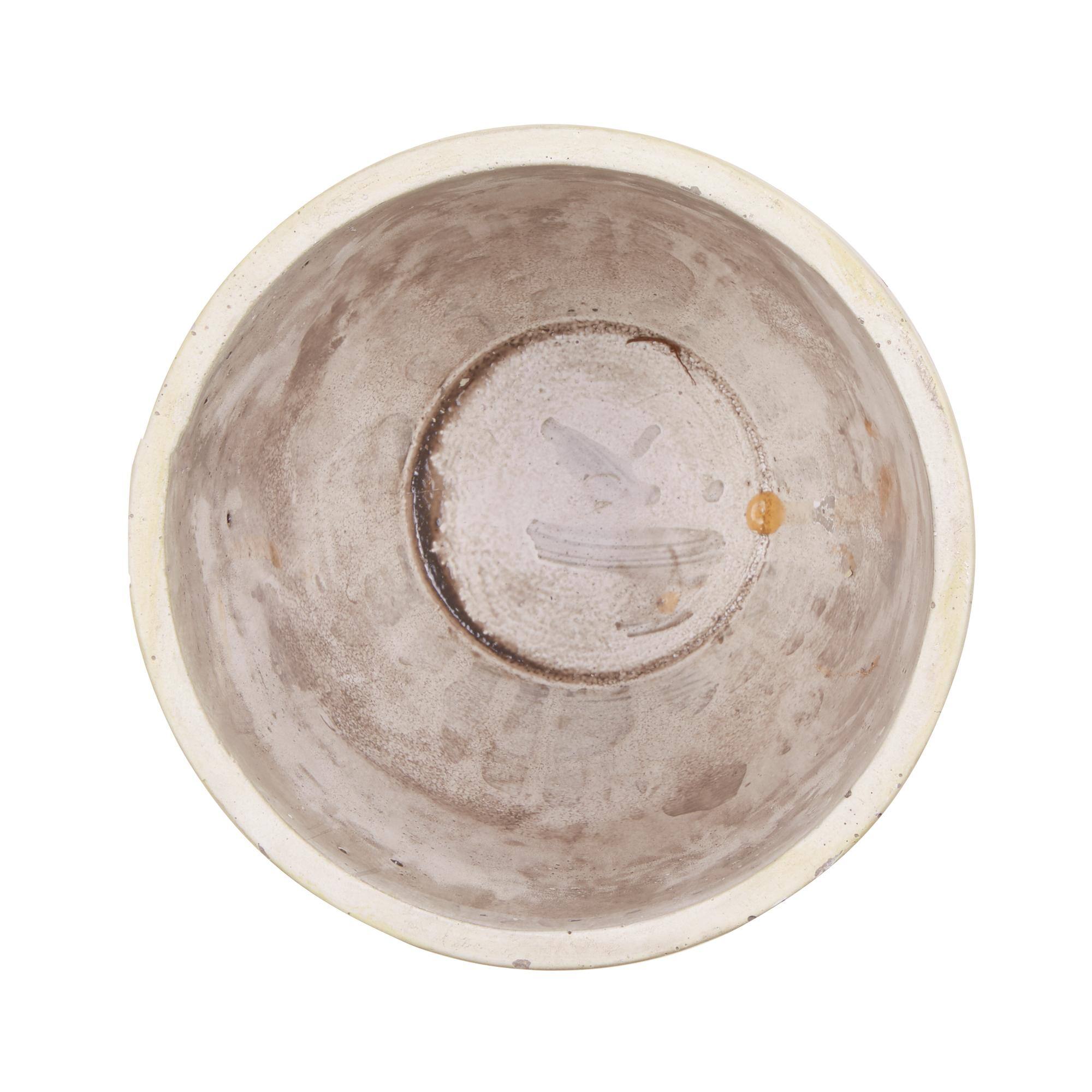 Weathered Cement Flower Pot Set